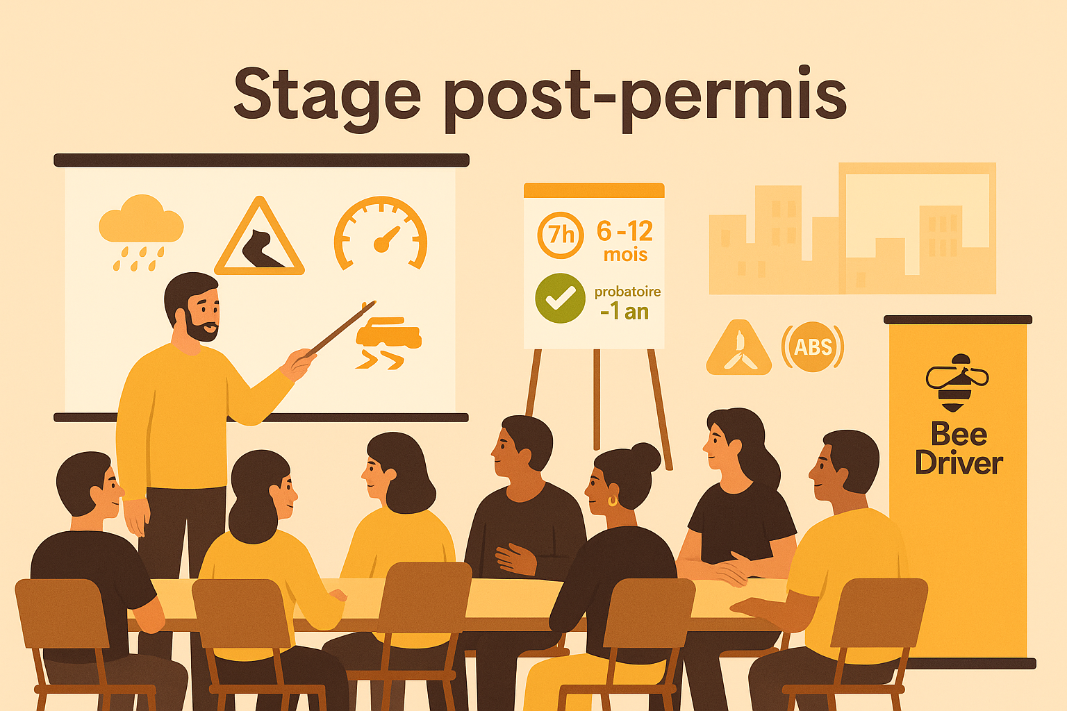 Stage post-permis (jeunes conducteurs) : gagnez jusqu’à 1 an